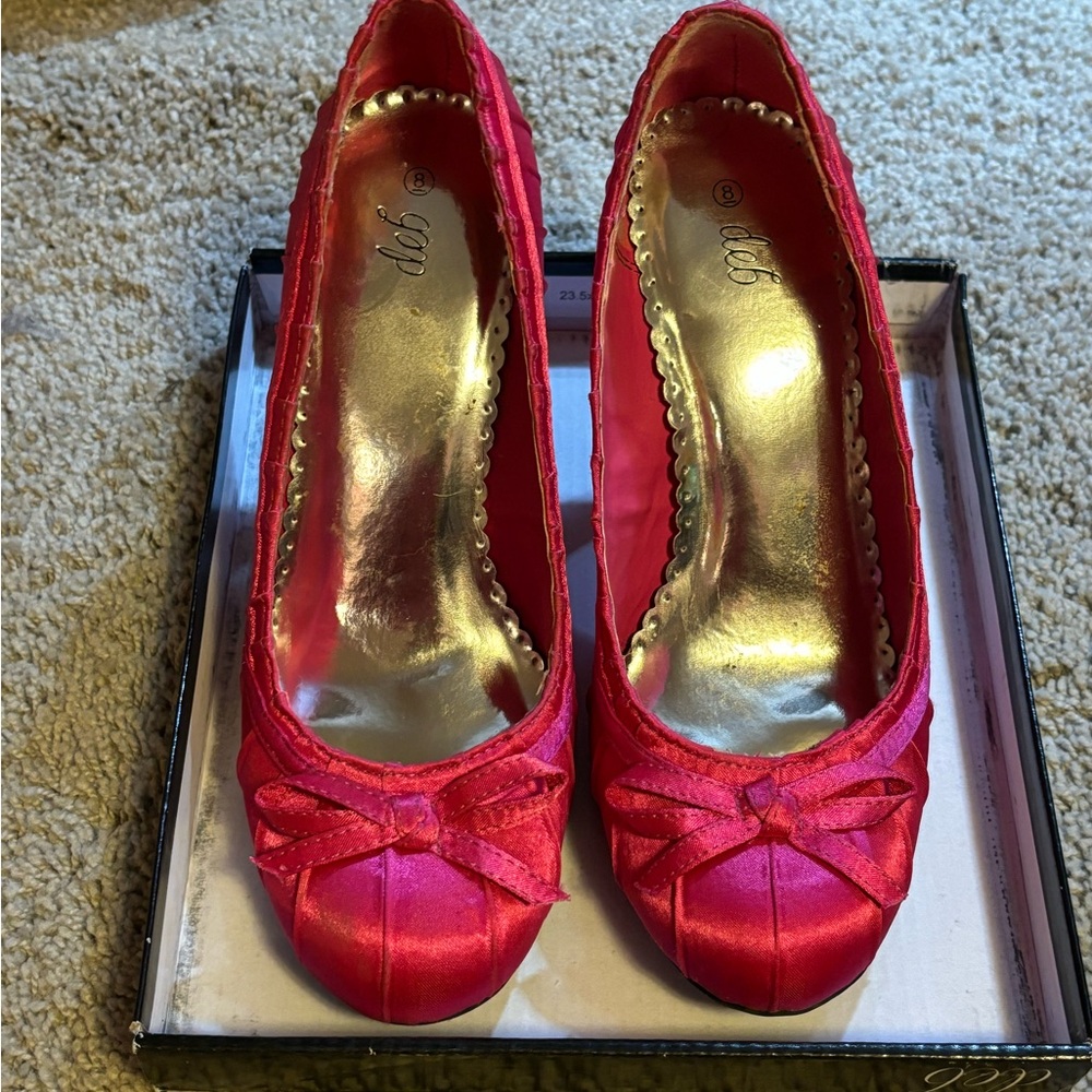 Pink heels